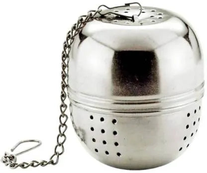 Stainless Steel Tea Infuser Ball with Chain | Spice Masala Strainer | Kitchen Tea Filter Ball.