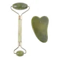 Premium Natural Jade Roller & Gua Sha Stone Set | Anti-Aging Facial Massager