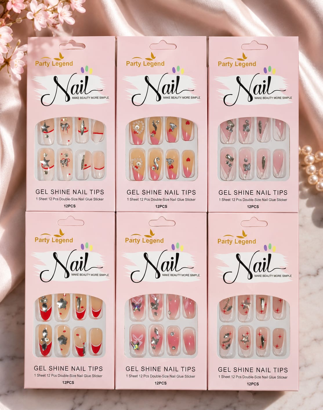 Gel Shine Nail Tips – Stylish Press-On Nails 💅✨