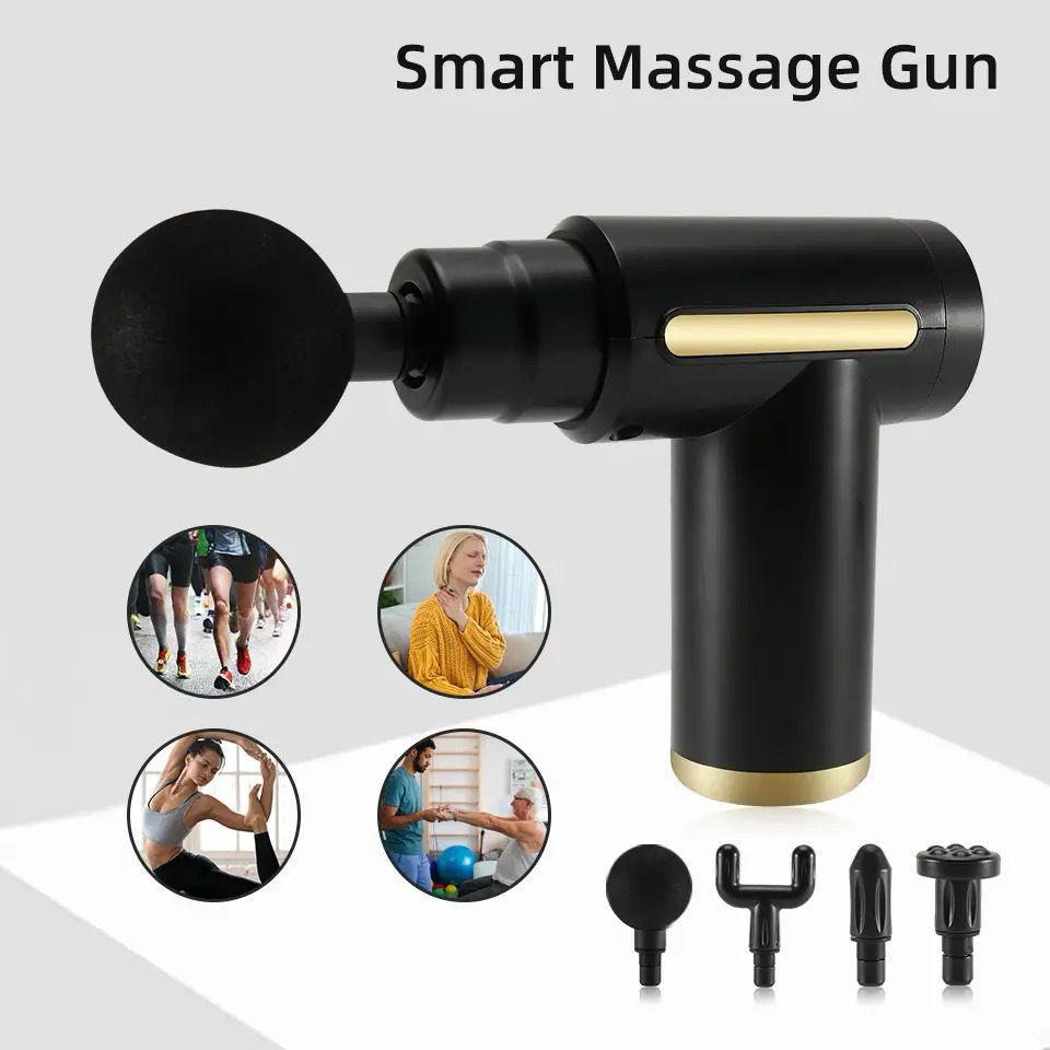 Smart Massage Gun - Muscle Relief & Deep Tissue Massager..