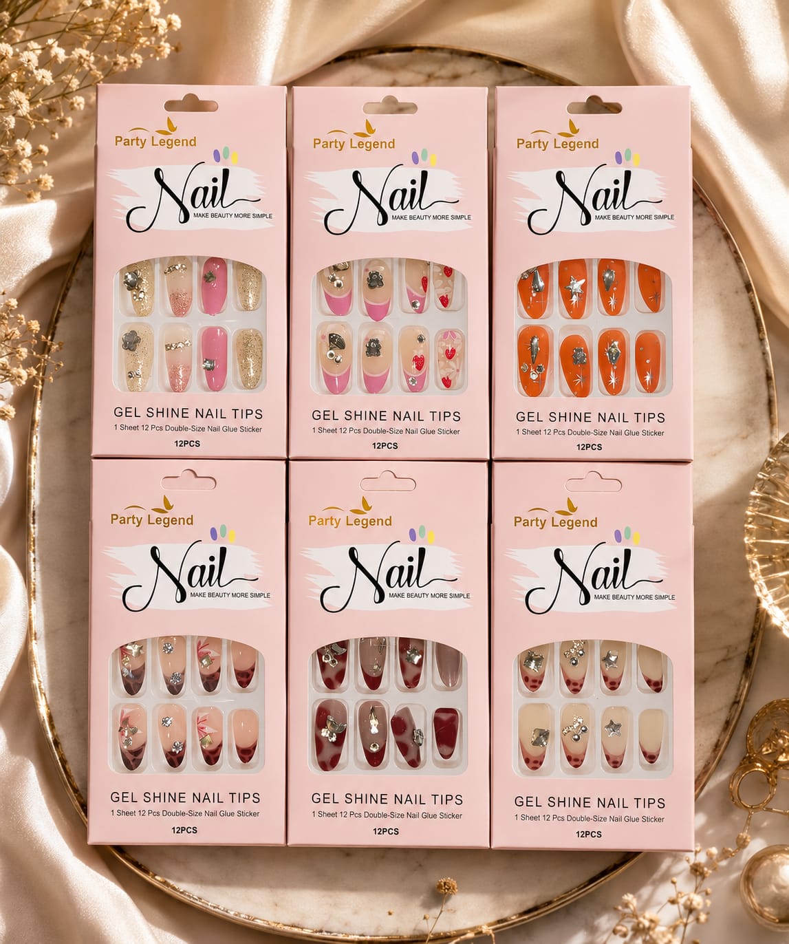 Gel Shine Nail Tips – Stylish Press-On Nails 💅✨