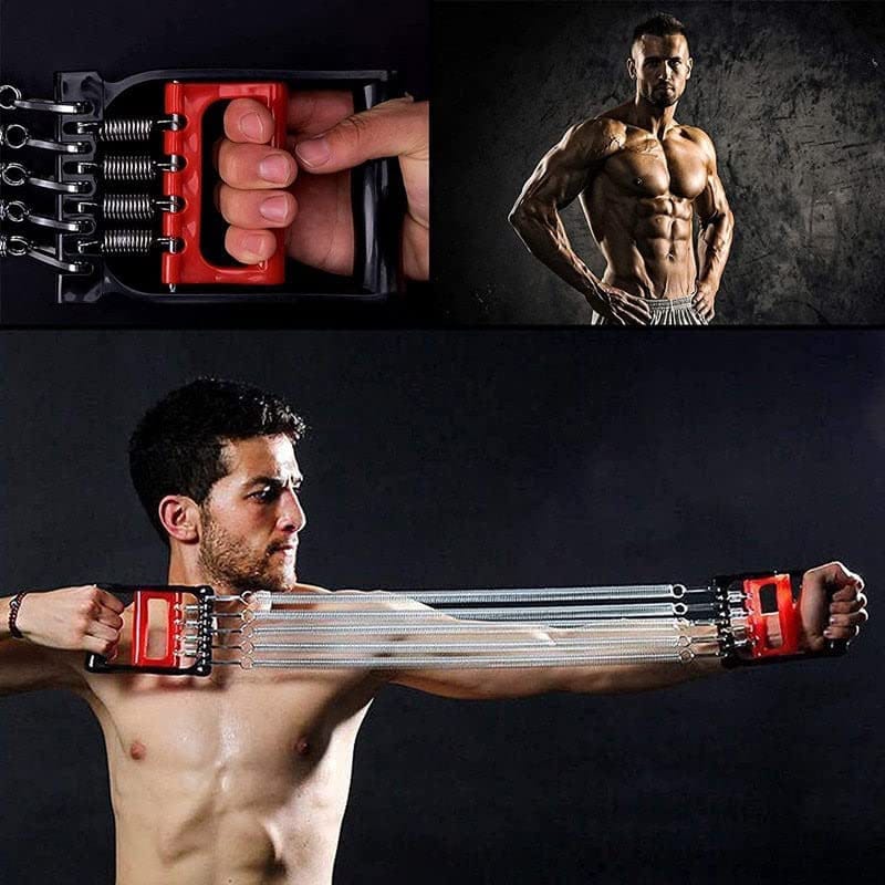 5-Spring Chest Pull Expander JT-021 - Adjustable Muscle Builder..