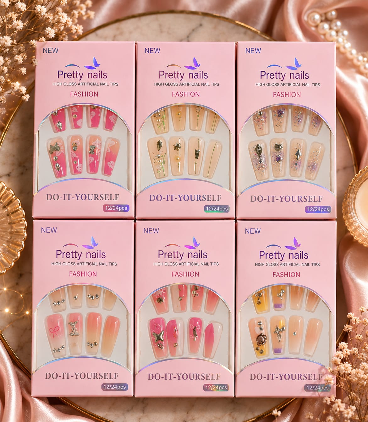 Gel Shine Nail Tips – Stylish Press-On Nails 💅✨