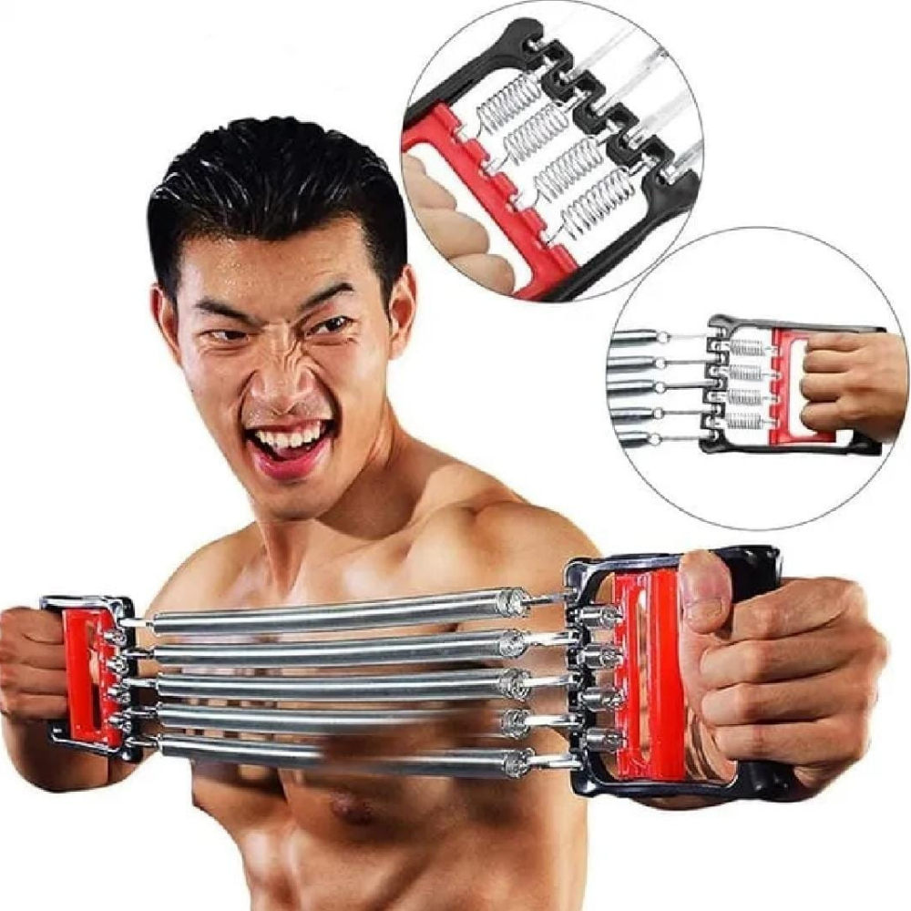 5-Spring Chest Pull Expander JT-021 - Adjustable Muscle Builder..