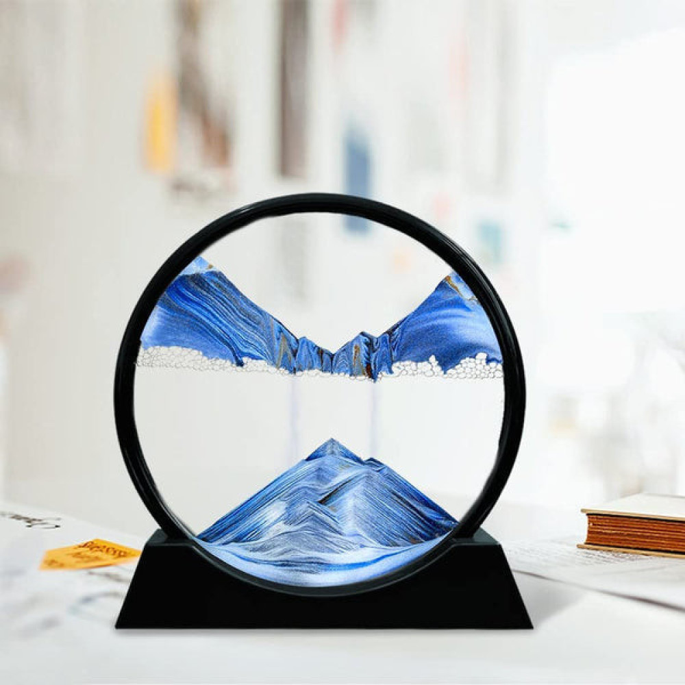 3D Moving Sand Art Lamp - Flowing Sand Painting Frame.